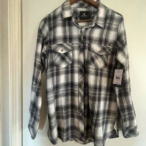 Volcom women’s plaid flannel shirt size medium never worn NWTs